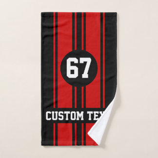Change Stripe Color & Year To Match Car - Use Edit Hand Towel