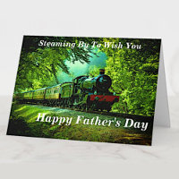 Change Text Add Name Steam Train Happy Fathers Day
