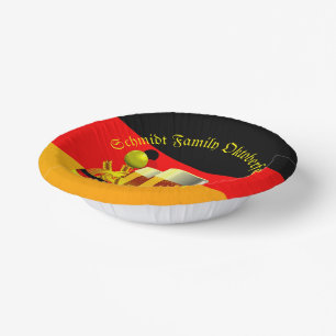 Change Text Year Octoberfest 20xx Beer Glasses 9" Paper Plate