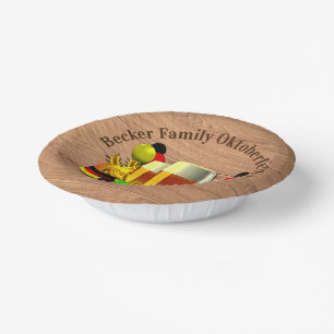 Change Text Year Octoberfest 20xx Beer Glasses Paper Plate