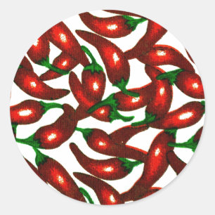 Change the Colour Chilli Classic Round Sticker