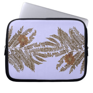 Change the Colour Fern and Flower Laptop Sleeve