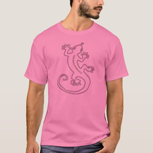 Change the Colour Gecko 2 pink T-Shirt (Front)