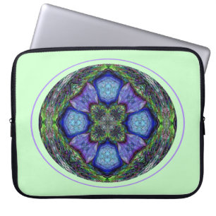 Change the Colour Wild Poppy Pattern Laptop Sleeve