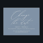 Change the Date Minimalist Modern Calligraphy Postcard<br><div class="desc">Update your guests with the details for your rescheduled or postponed event with this minimalist and modern postcard featuring modern calligraphy script. All colours are editable. Please stop by my shop to see more like this.</div>