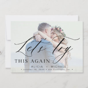 Change the date postponed wedding photo save date