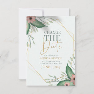 Change the Date Postponement Announcement