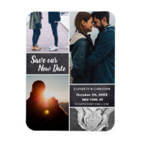 Change the Date Save our New Date Wedding Photo