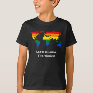 Change the world gay pride T-Shirt