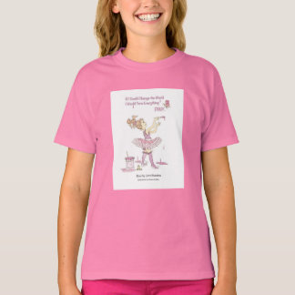 Change the world Pink girls t-shirt