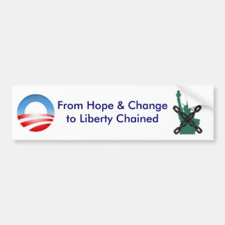 Change to Chained Bumper Sticker