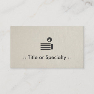 Changeable Icon - Professional and Simple Elegant Business Card