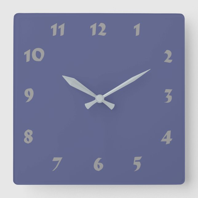 Changeable Numbered Country Blue Clock (Front)