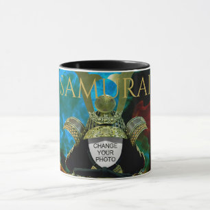 Changeable Your Photo, Samurai Helmet Mug