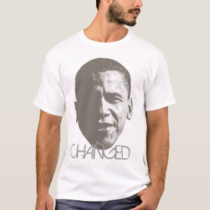 Changed Obama Halftone Fashion T T-Shirt