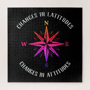 Changes in Latitudes, Changes in Attitudes compass Jigsaw Puzzle