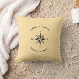 Changes in Latitudes, Changes in Attitudes Cushion