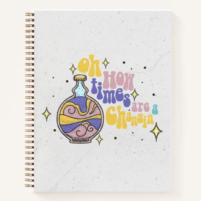 Changin Times Spiral Notebook (Front)
