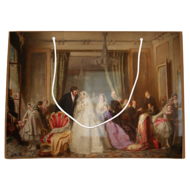 Changing Homes (Married Life) (Wedding Gift) Large Gift Bag (Front)