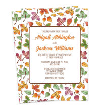 Changing Leaves Fall Wedding