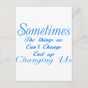 CHANGING LIFE POSTCARD