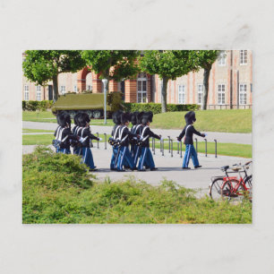 Changing of the Guard, Copenhagen, Denmark Postcard