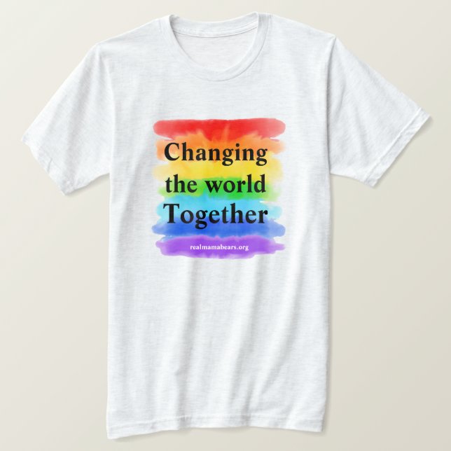Changing The World Together T-shirt (Design Front)