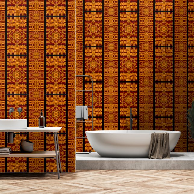 Changing Wildflower Wallpaper (Bathroom)