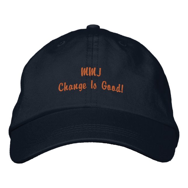 Changing with Times - MMJ Embroidered Hat (Front)