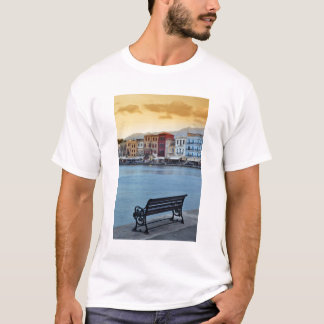 Chania at dusk, Chania, Crete, Greece T-Shirt