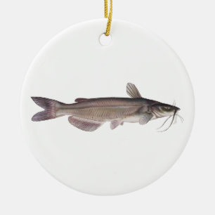 Channel Catfish Ceramic Tree Decoration