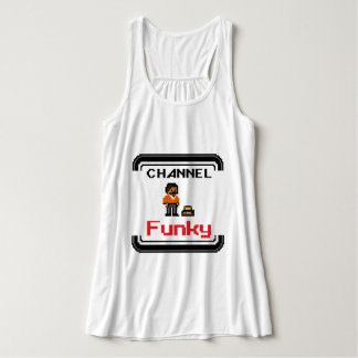 Channel Funky Pixel Art T-Shirt Tank Top