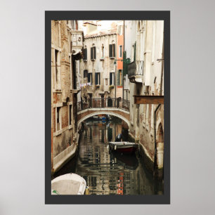 Channel in Venice poster