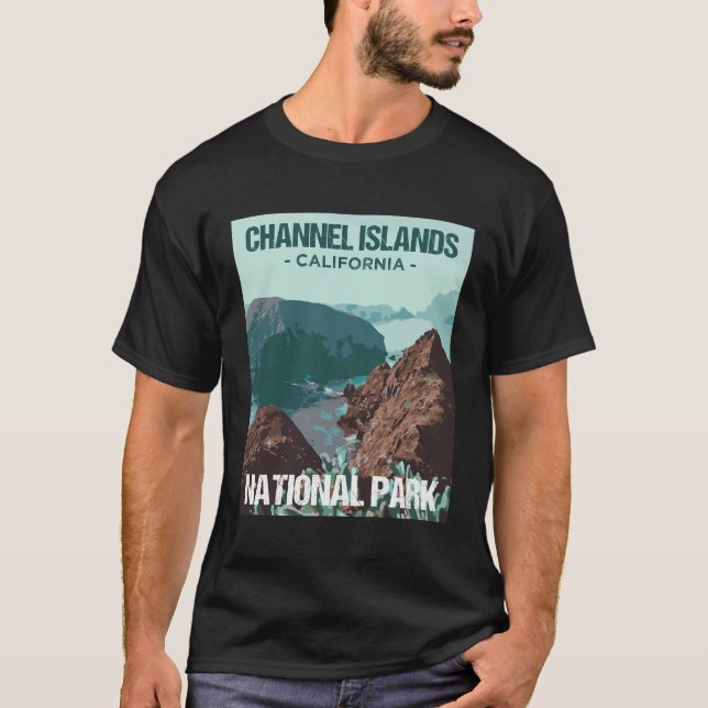 Channel Islands National Park California Poster De T-Shirt (Front)