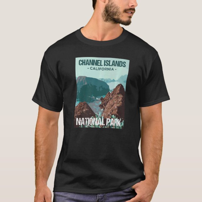 Channel Islands National Park California Poster T-Shirt (Front)