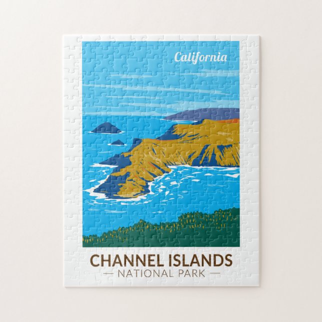 Channel Islands National Park California Travel Jigsaw Puzzle (Vertical)