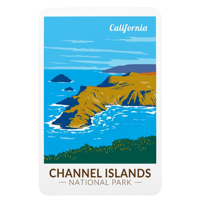 Channel Islands National Park California Travel Magnet (Vertical)