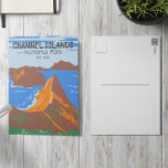 Channel Islands National Park California Vintage<br><div class="desc">Channel Islands vector artwork design. The park comprises 5 ecologically rich islands off the Southern California coast.</div>