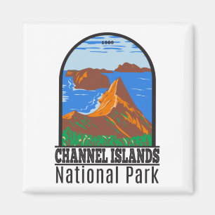 Channel Islands National Park California Vintage Magnet