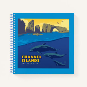 Channel Islands National Park Dolphins Notebook