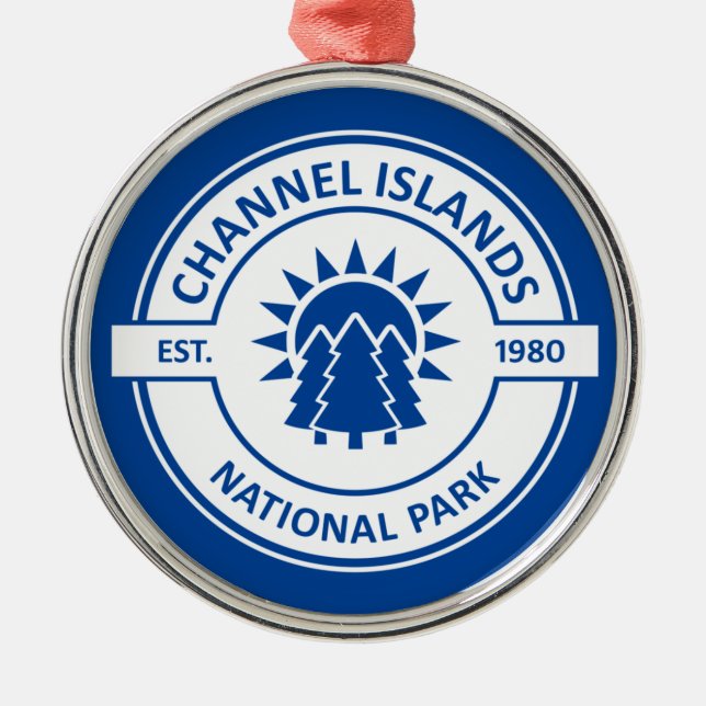 Channel Islands National Park Metal Tree Decoration (Front)