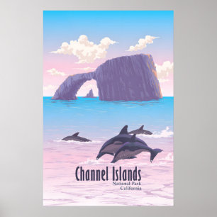Channel Islands National Park Travel Poster