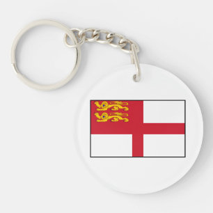 Channel Islands - Sark Flag Key Ring