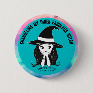 Channeling My Inner Fabulous Witch 6 Cm Round Badge