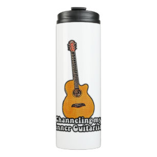 Channeling my inner guitarist. vintage colourful thermal tumbler