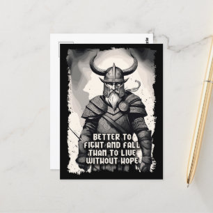Channeling the indomitable Viking spirit Postcard
