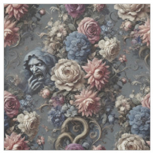 Channeling the Veil – Gothic Statement Tile Fabric