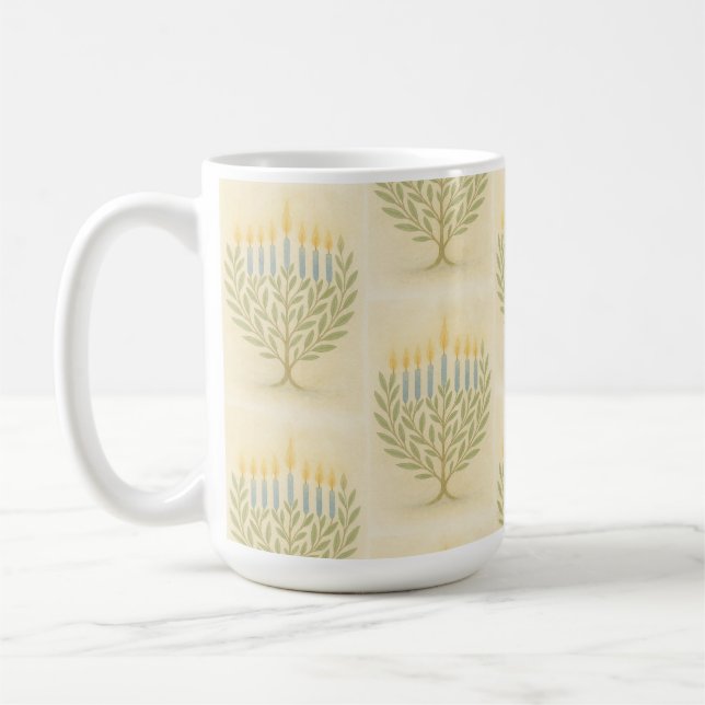 Channukah Menorah mug (Left)