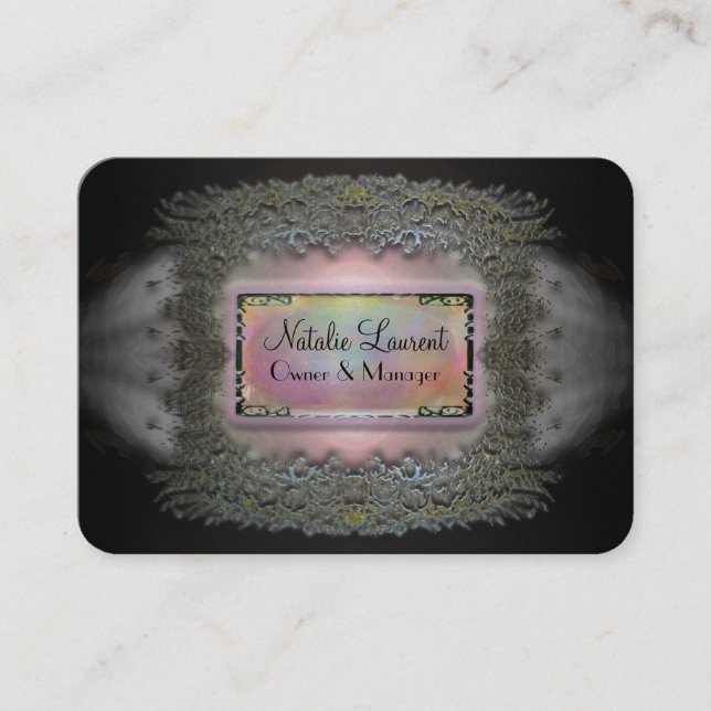 Chantbarge Elegant Round Edge Professional Business Card (Front)