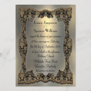Chanteleah Formal Wedding Invitation 5.5" x 7.5"